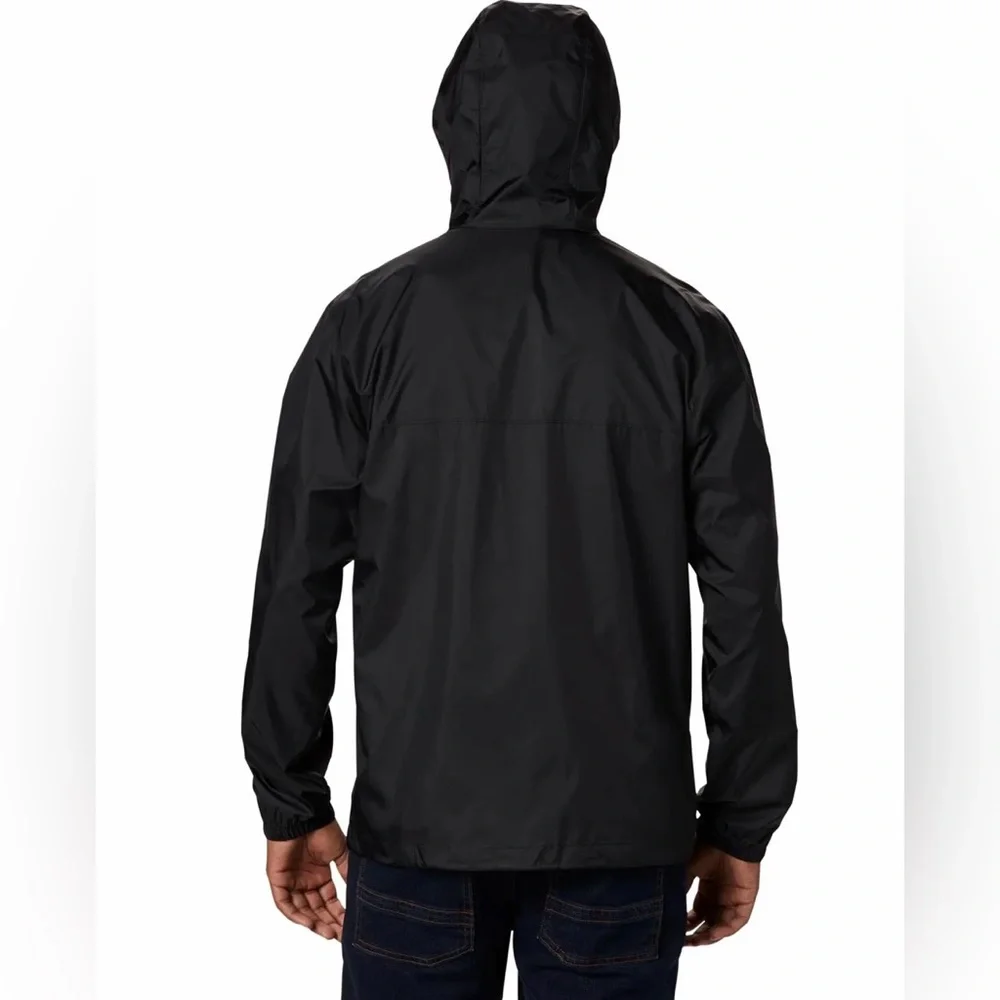 Columbia Black Big Delta ll Omni Shield Hooded Rain Jacket